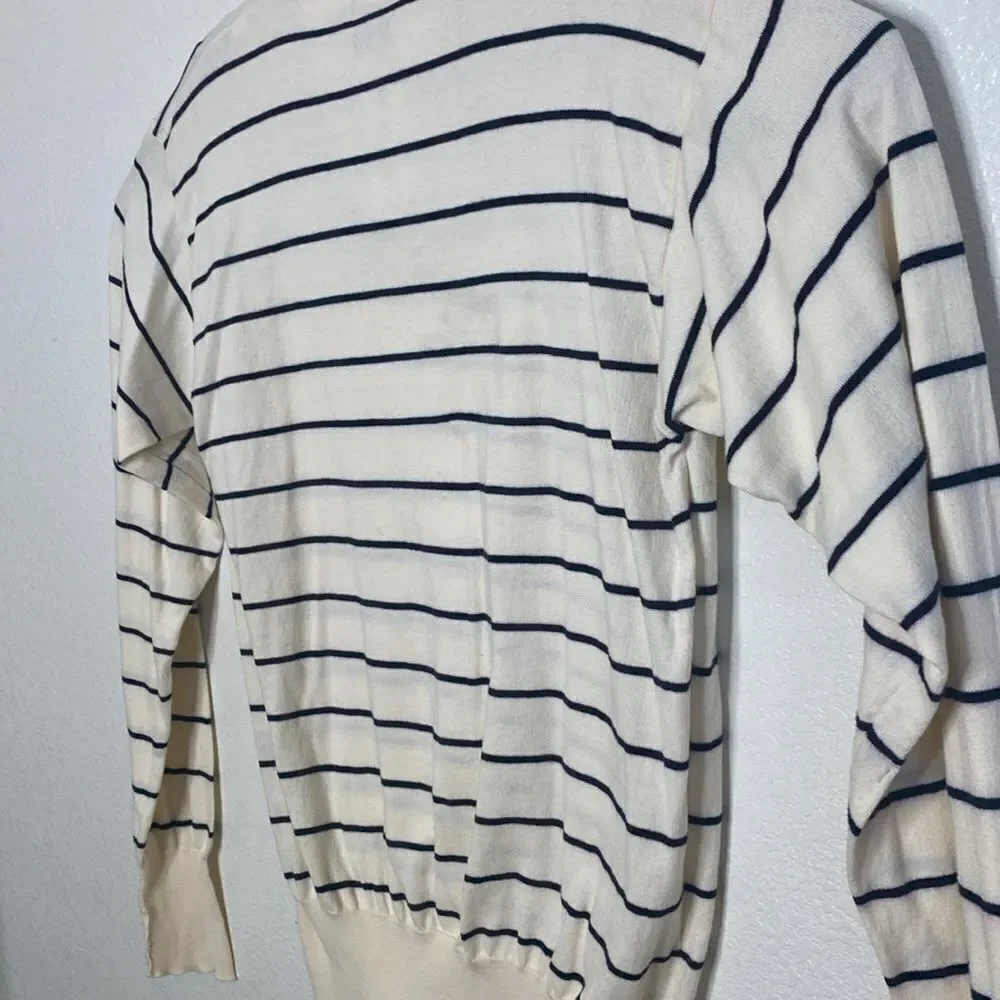 POLO Ralph Lauren Men’s Vintage Striped Long Sleeves Polo Size XL. Made in Italy - Picture 6 of 10